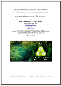 Documento madre de propuesta de arquitectura de la participación para un proceso de investigación y producción de 10 documentos base que permitan al Ecuador cambiar a una matriz productiva del conocimiento común y abierto.